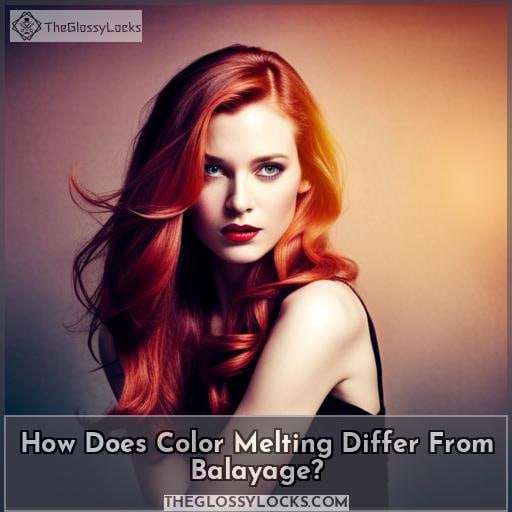 How Does Color Melting Differ From Balayage