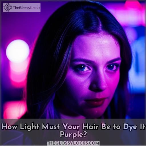 How Light Must Your Hair Be to Dye It Purple