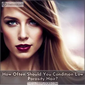 how often should you condition low porosity hair