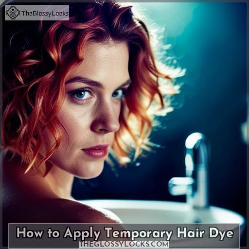 How to Apply Temporary Hair Dye