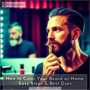 how to color beard at home