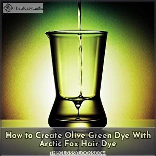 Create Olive Green Dye Hair, Fabric & More
