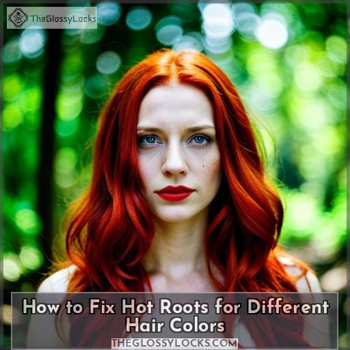 How to Fix Hot Roots for Different Hair Colors