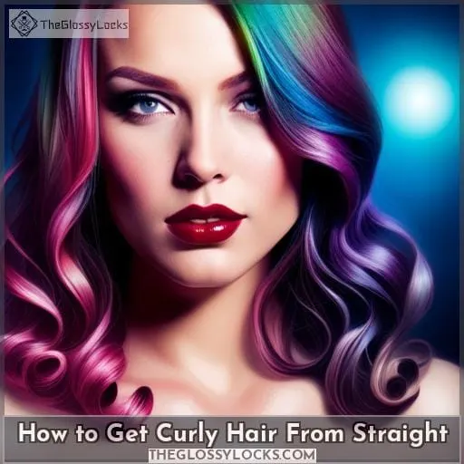 how to get curly hair with straight hair