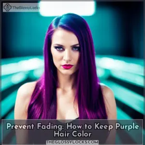 how to keep purple hair color from fading