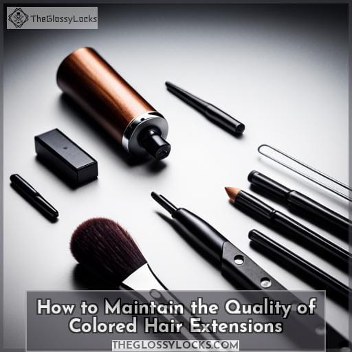 How to Maintain the Quality of Colored Hair Extensions