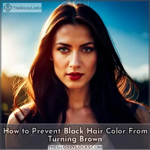 How to Prevent Black Hair Color From Turning Brown