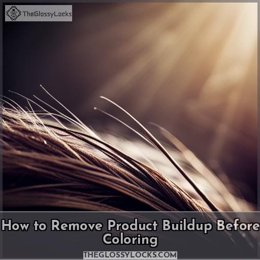How to Remove Product Buildup Before Coloring