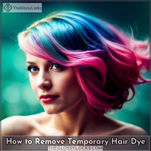 How to Remove Temporary Hair Dye
