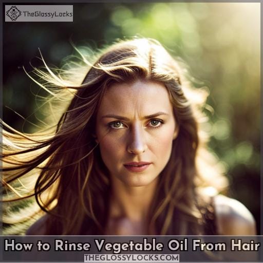 How to Rinse Vegetable Oil From Hair
