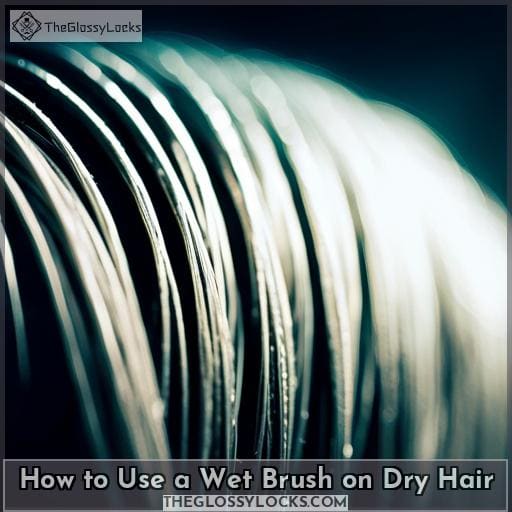 How to Use a Wet Brush on Dry Hair