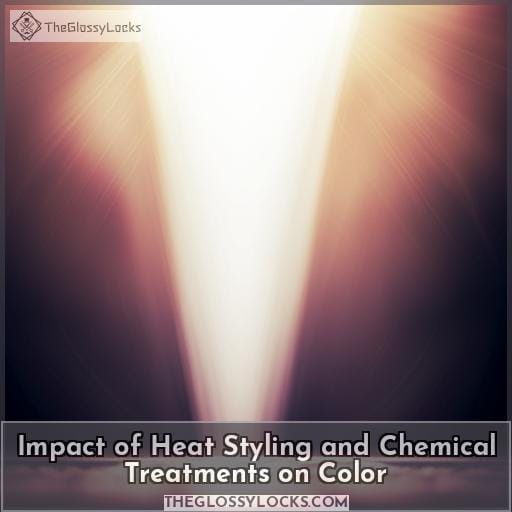 Impact of Heat Styling and Chemical Treatments on Color