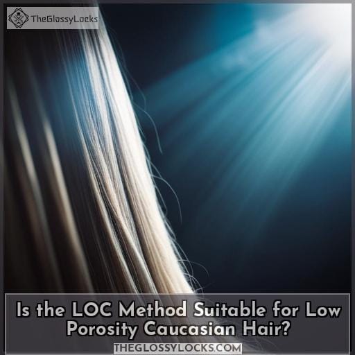 Is the LOC Method Suitable for Low Porosity Caucasian Hair