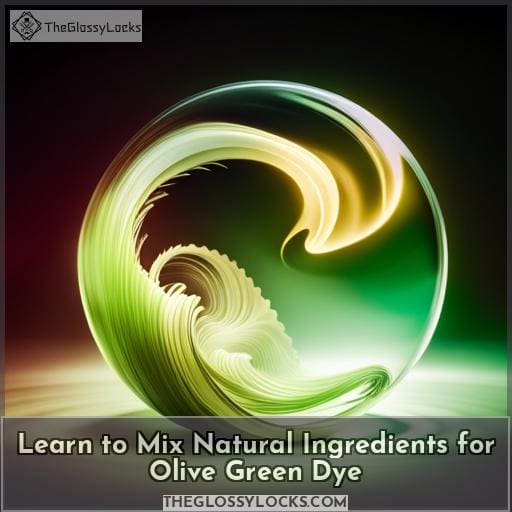 Learn to Mix Natural Ingredients for Olive Green Dye