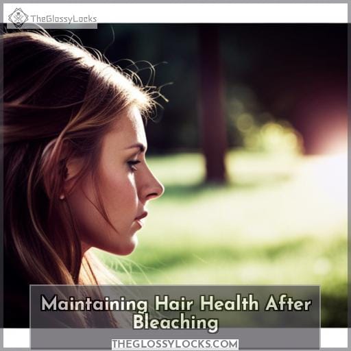 Maintaining Hair Health After Bleaching