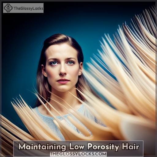 Maintaining Low Porosity Hair