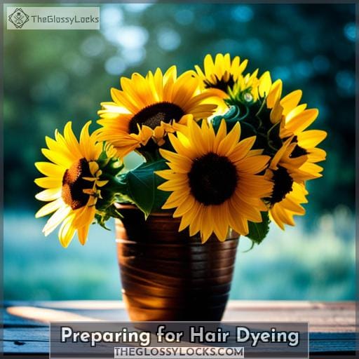Preparing for Hair Dyeing