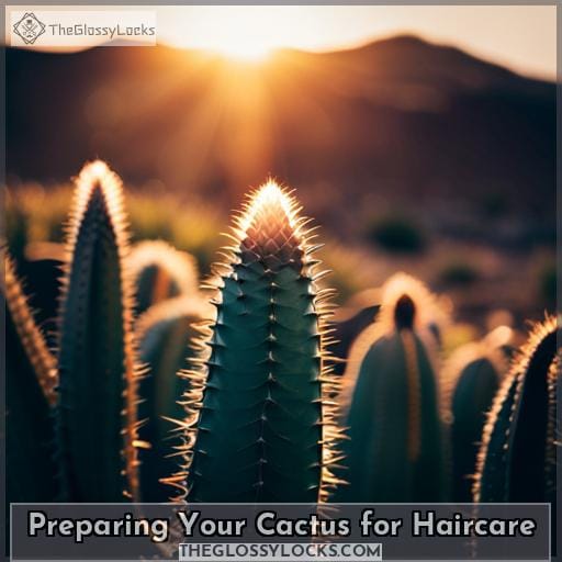 Preparing Your Cactus for Haircare