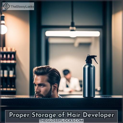 Proper Storage of Hair Developer