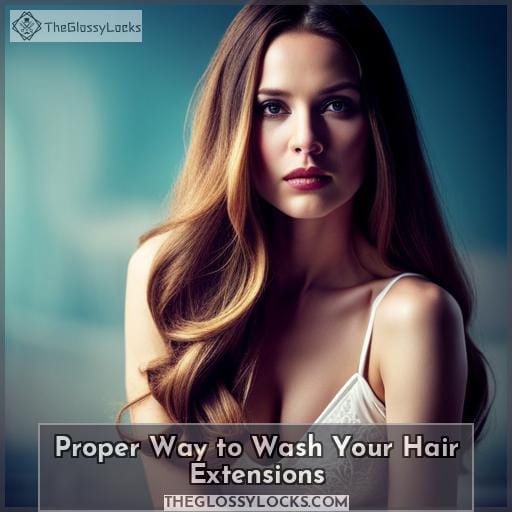 Proper Way to Wash Your Hair Extensions Proper Way to Wash Your Hair Extensions