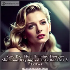 pura dor hair thinning therapy shampoo