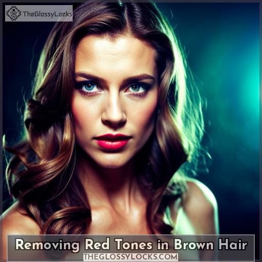 Removing Red Tones in Brown Hair