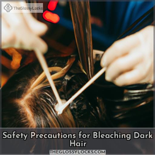 Safety Precautions for Bleaching Dark Hair