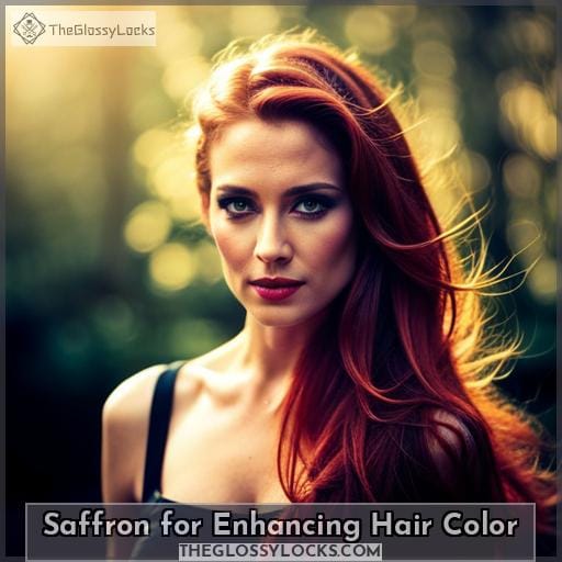 Saffron for Enhancing Hair Color