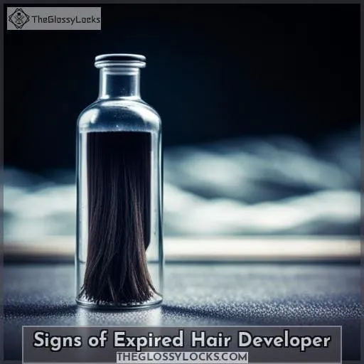 Signs of Expired Hair Developer