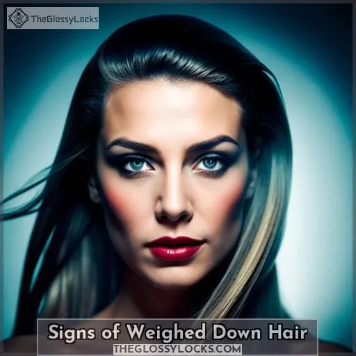 Signs of Weighed Down Hair