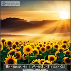 sunflower oil for hair