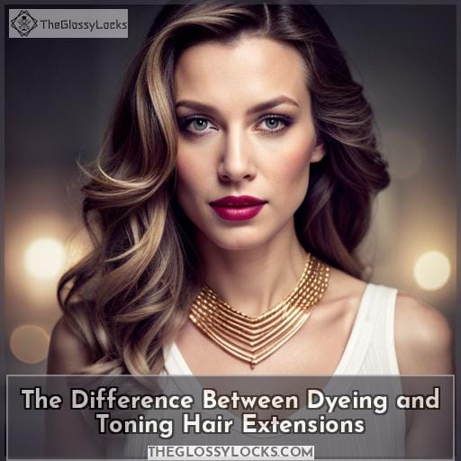 The Difference Between Dyeing and Toning Hair Extensions