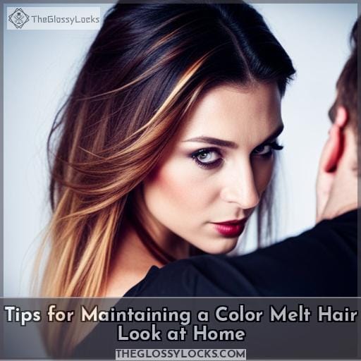 Tips for Maintaining a Color Melt Hair Look at Home