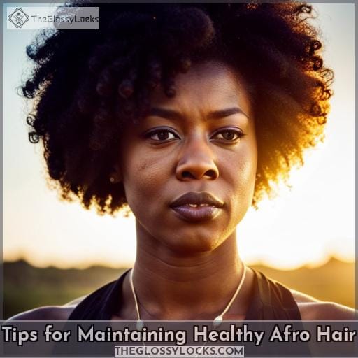 Tips for Maintaining Healthy Afro Hair