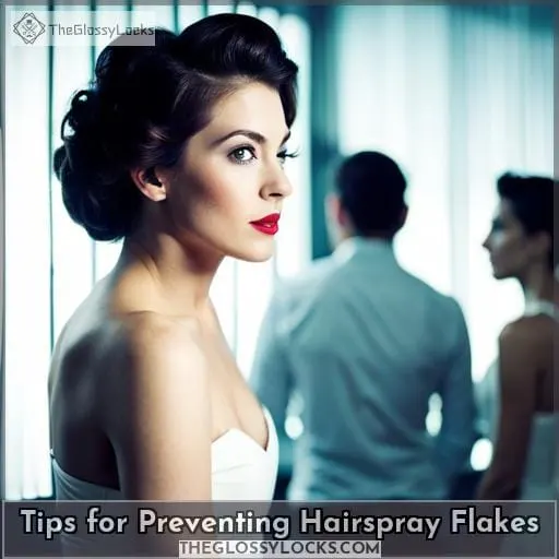 Tips for Preventing Hairspray Flakes