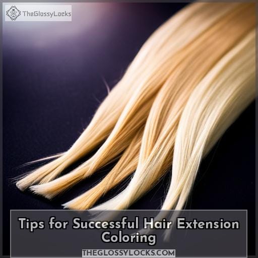 Tips for Successful Hair Extension Coloring