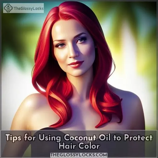 Tips for Using Coconut Oil to Protect Hair Color