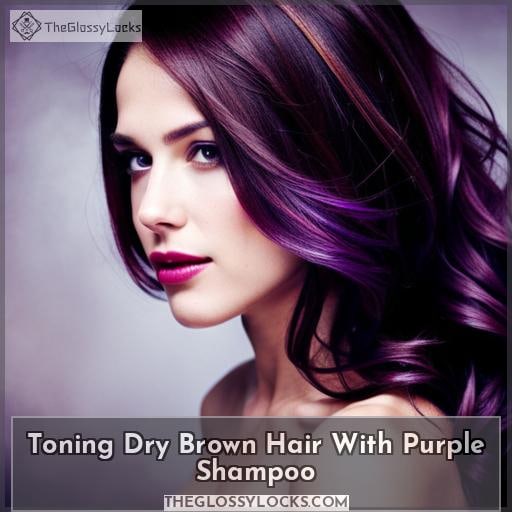 Toning Dry Brown Hair With Purple Shampoo