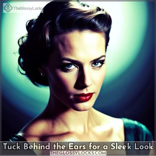 Tuck Behind the Ears for a Sleek Look
