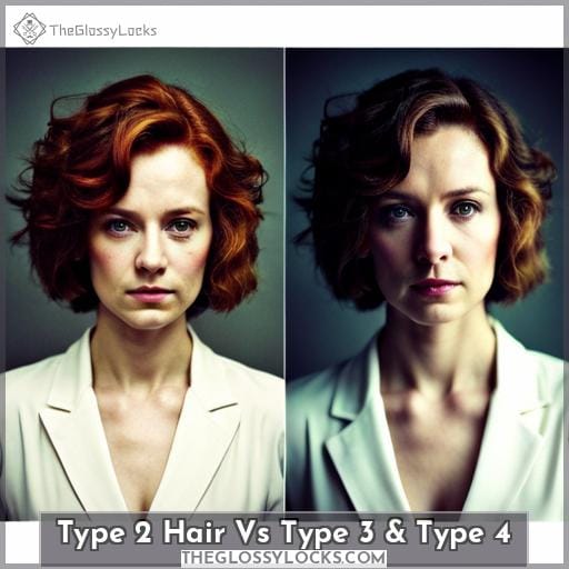 Type 2 Hair Vs Type 3 & Type 4
