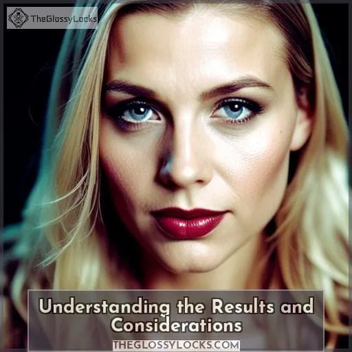 Understanding the Results and Considerations