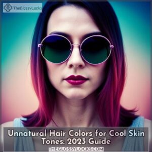 unnatural hair colors for cool skin tones