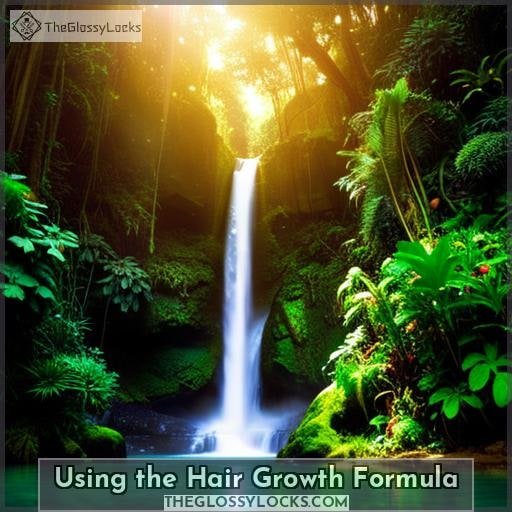 Using the Hair Growth Formula