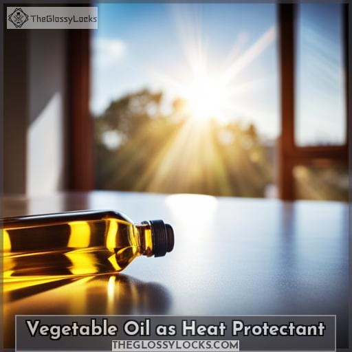 Vegetable Oil as Heat Protectant