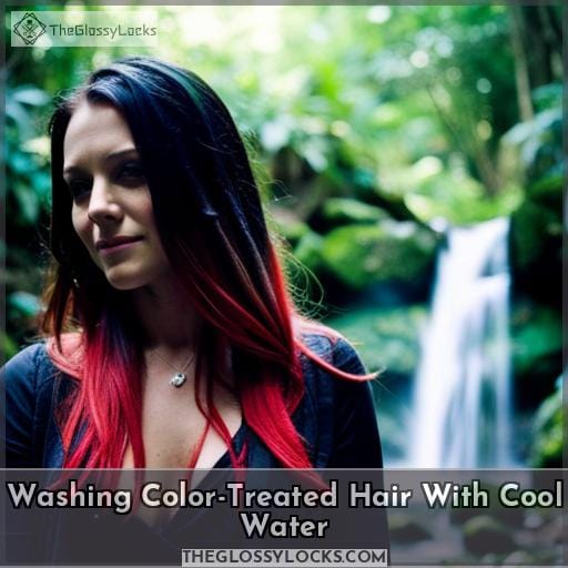 Washing Color-Treated Hair With Cool Water