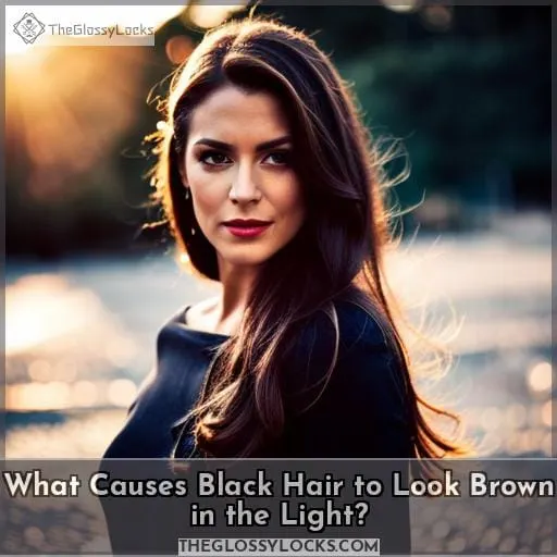 What Causes Black Hair to Look Brown in the Light