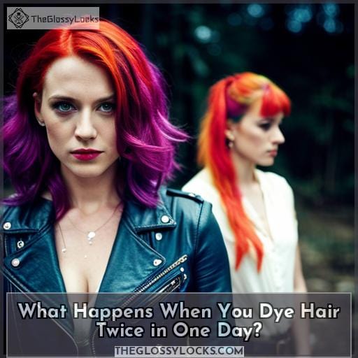 What Happens When You Dye Hair Twice in One Day