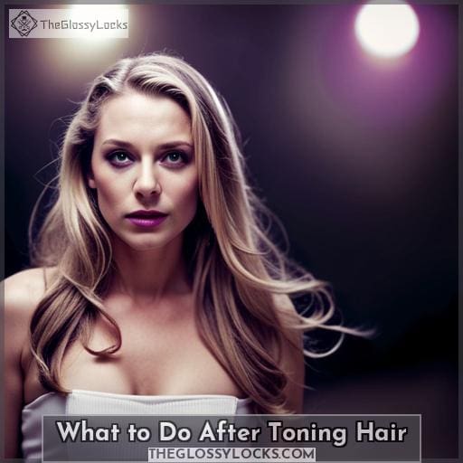 What to Do After Toning Hair