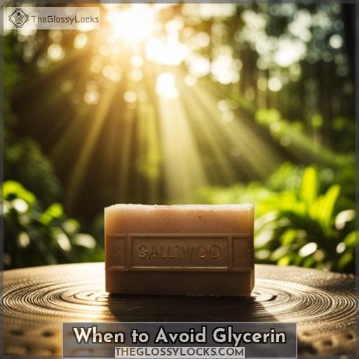 When to Avoid Glycerin