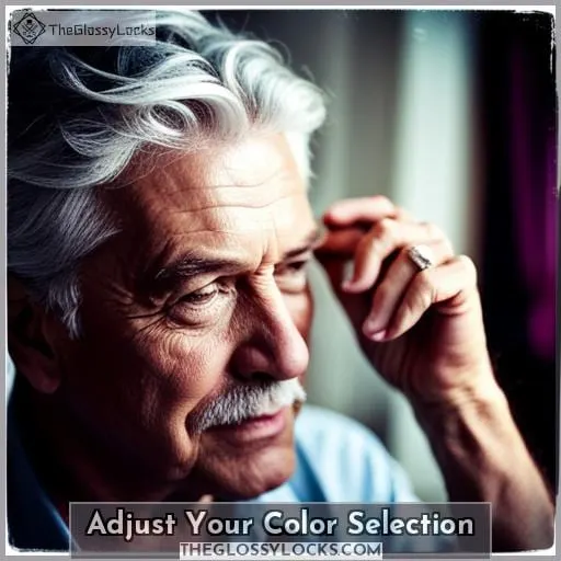 Adjust Your Color Selection